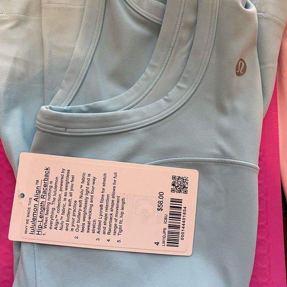 Lulu Align Tank Top - New With Tags - Picture 1 of 5